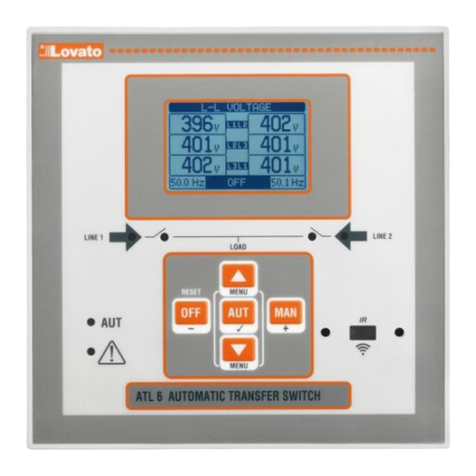 LOVATO ELECTRIC ATL600 instruction manual