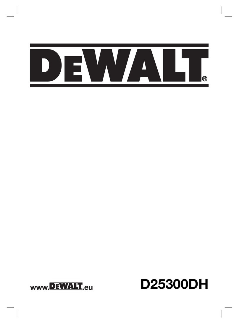 DeWalt D25300DH User manual DeWalt D25300DH User manual