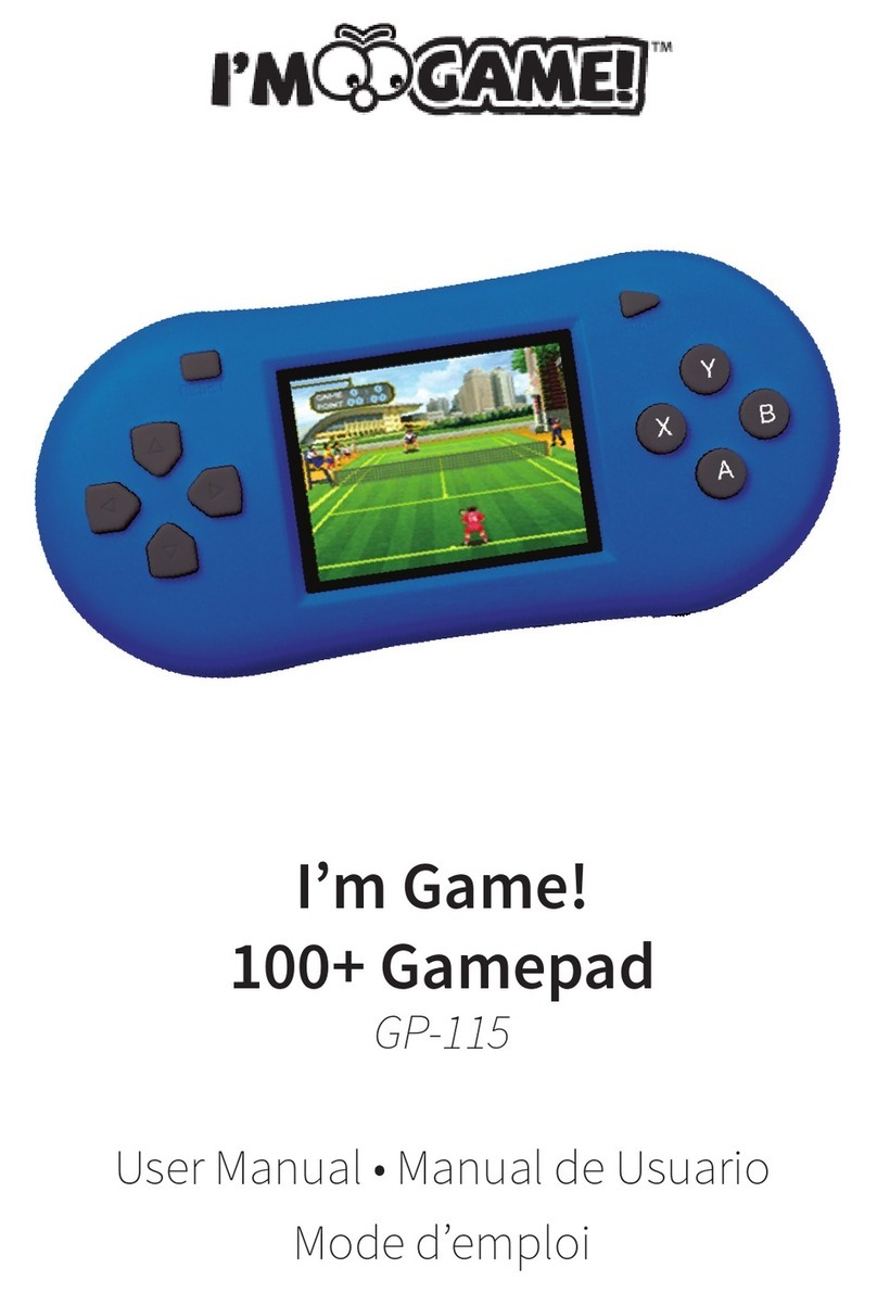 I'm game GP-115 User manual