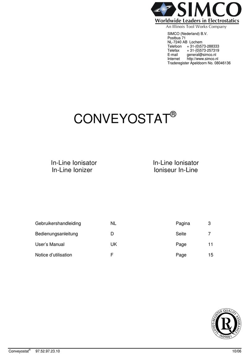Simco CONVEYOSTAT manual