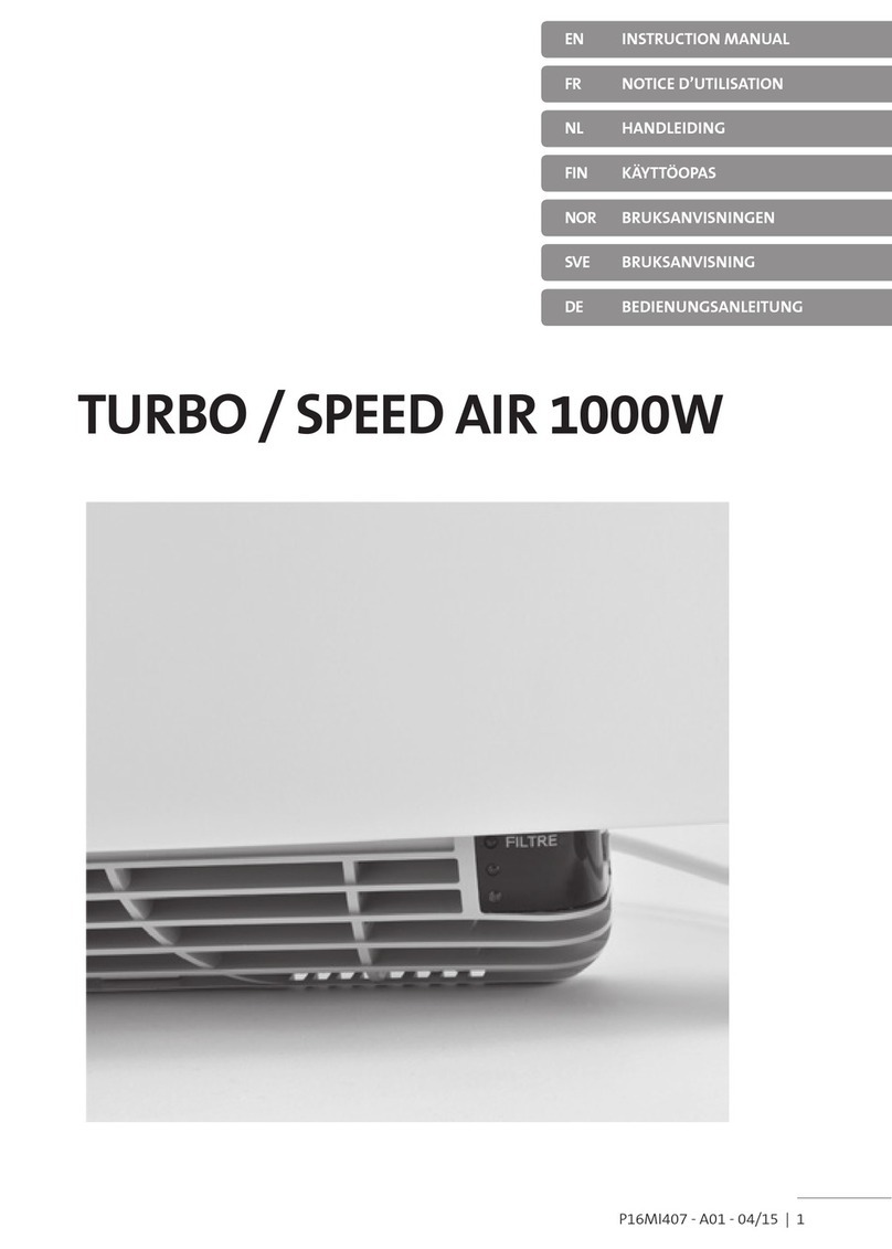 LVI TURBO / SPEED AIR 1000W instruction manual LVI TURBO / SPEED AIR 1000W instruction manual