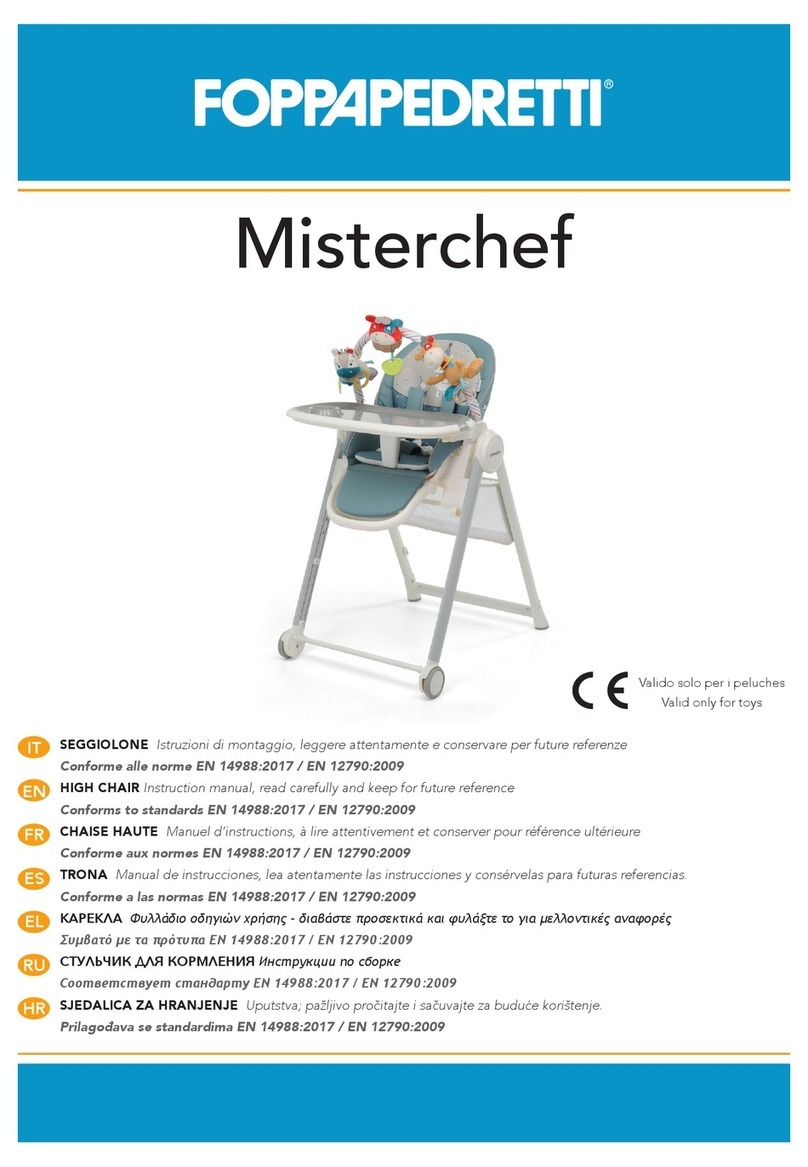 Foppapedretti Misterchef instruction manual