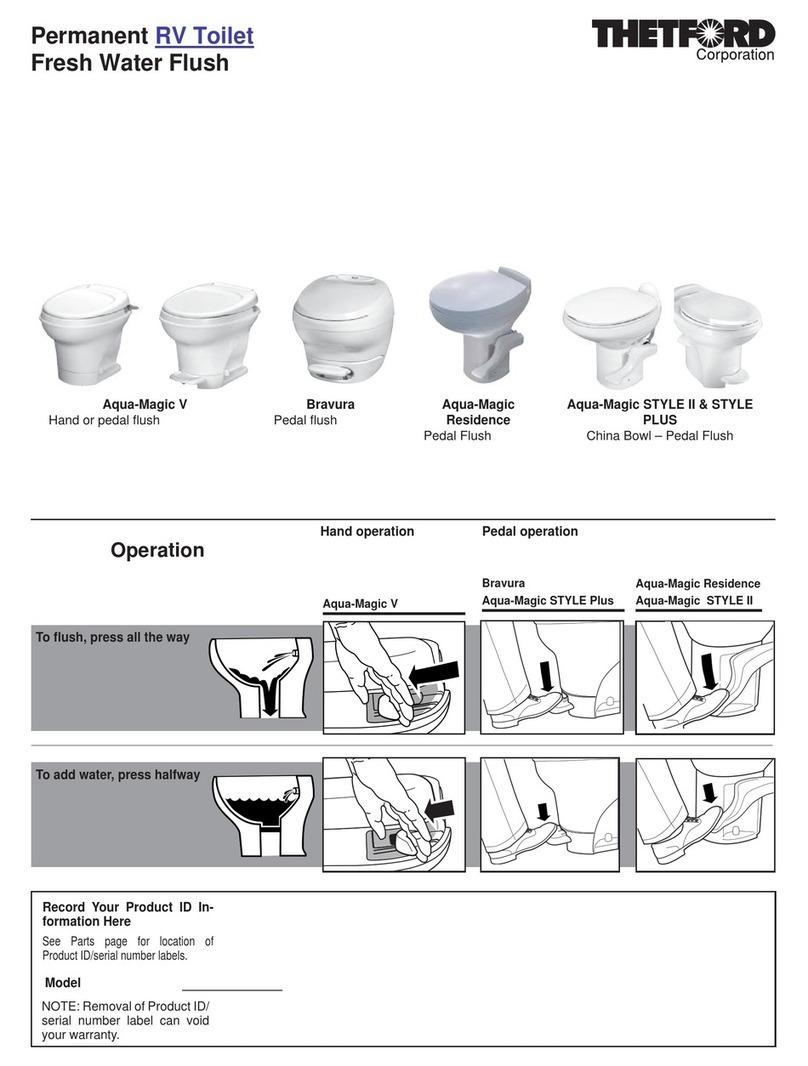 Thetford Aqua-Magic V Instruction Manual