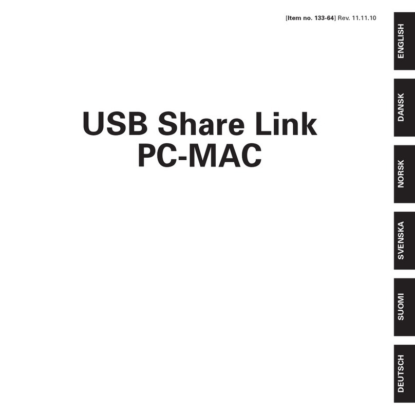 Sandberg USB Share Link PC-MAC manual