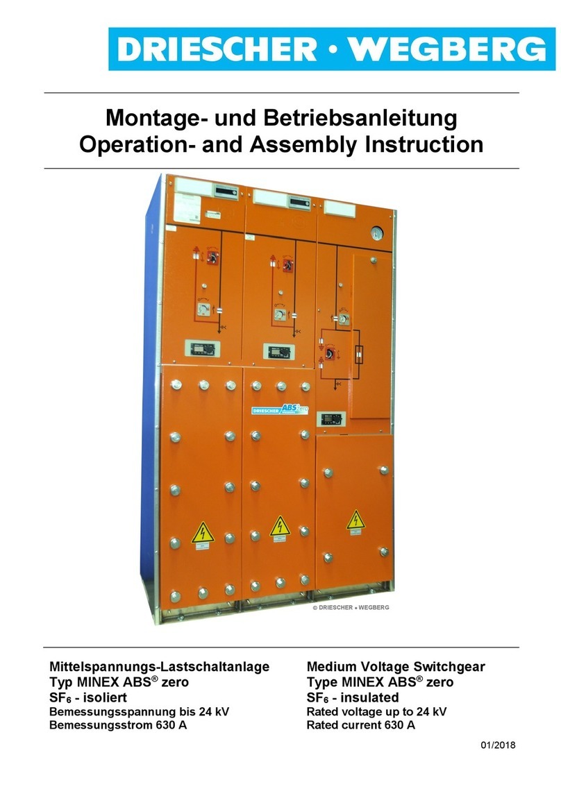 DRIESCHER-WEGBERG MINEX ABS zero Service manual