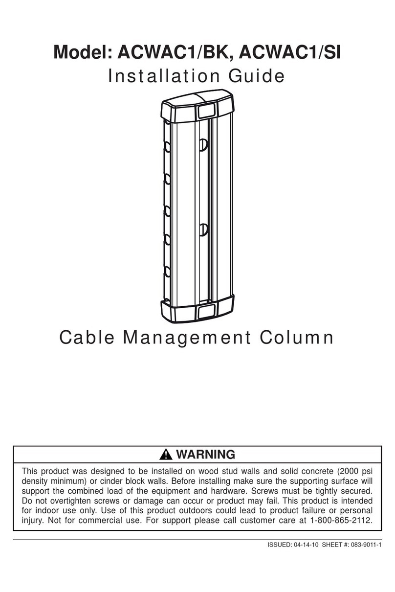peerless-AV ACWAC1/BK installation guide peerless-AV ACWAC1/BK installation guide