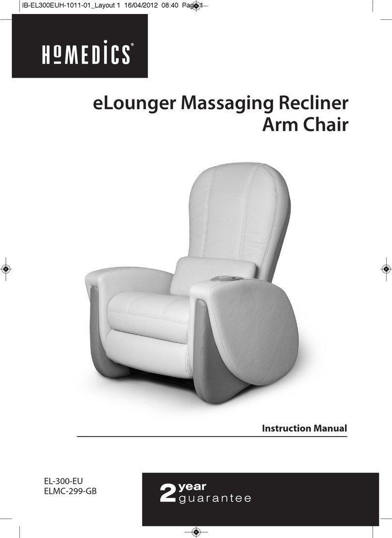 HoMedics eLounger EL-300-EU instruction manual