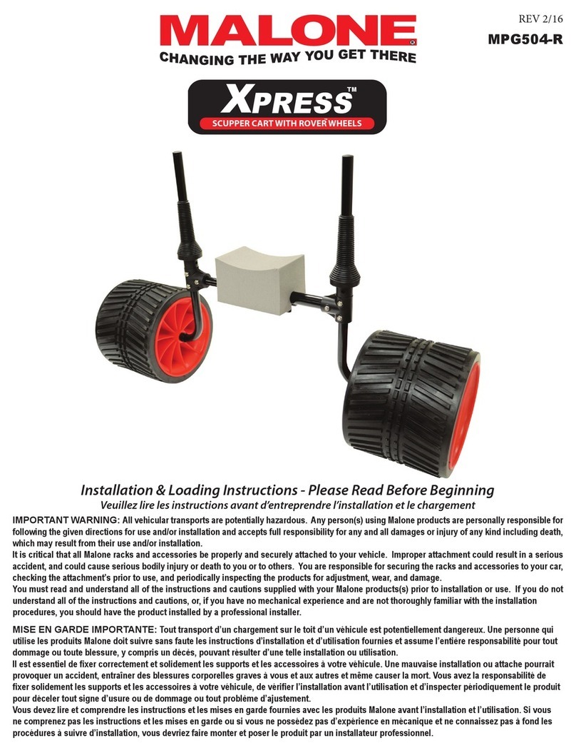 Malone Xpress MPG504-R Installation & Loading Instructions Malone Xpress MPG504-R Installation & Loading Instructions