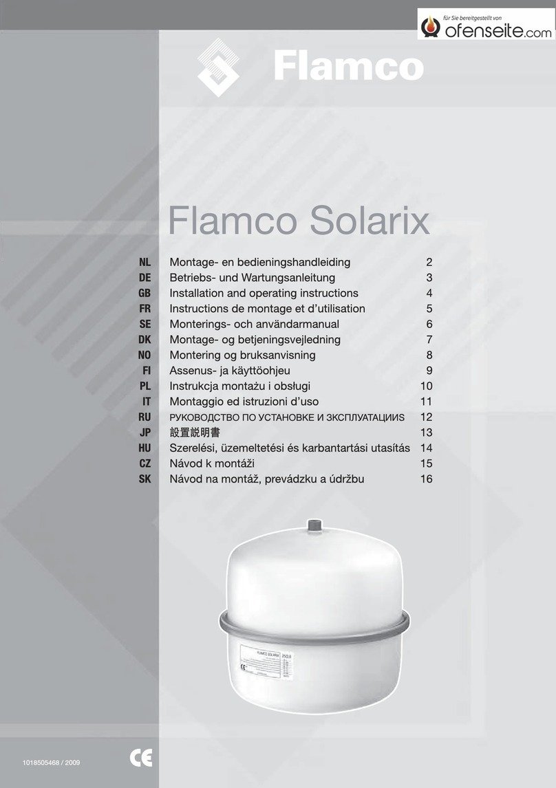 flamco Solarix Installation and operating instructions