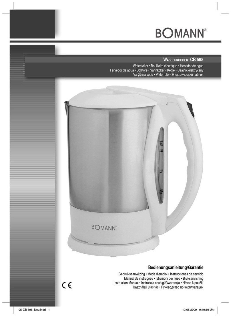 BOMANN CB 598 instruction manual