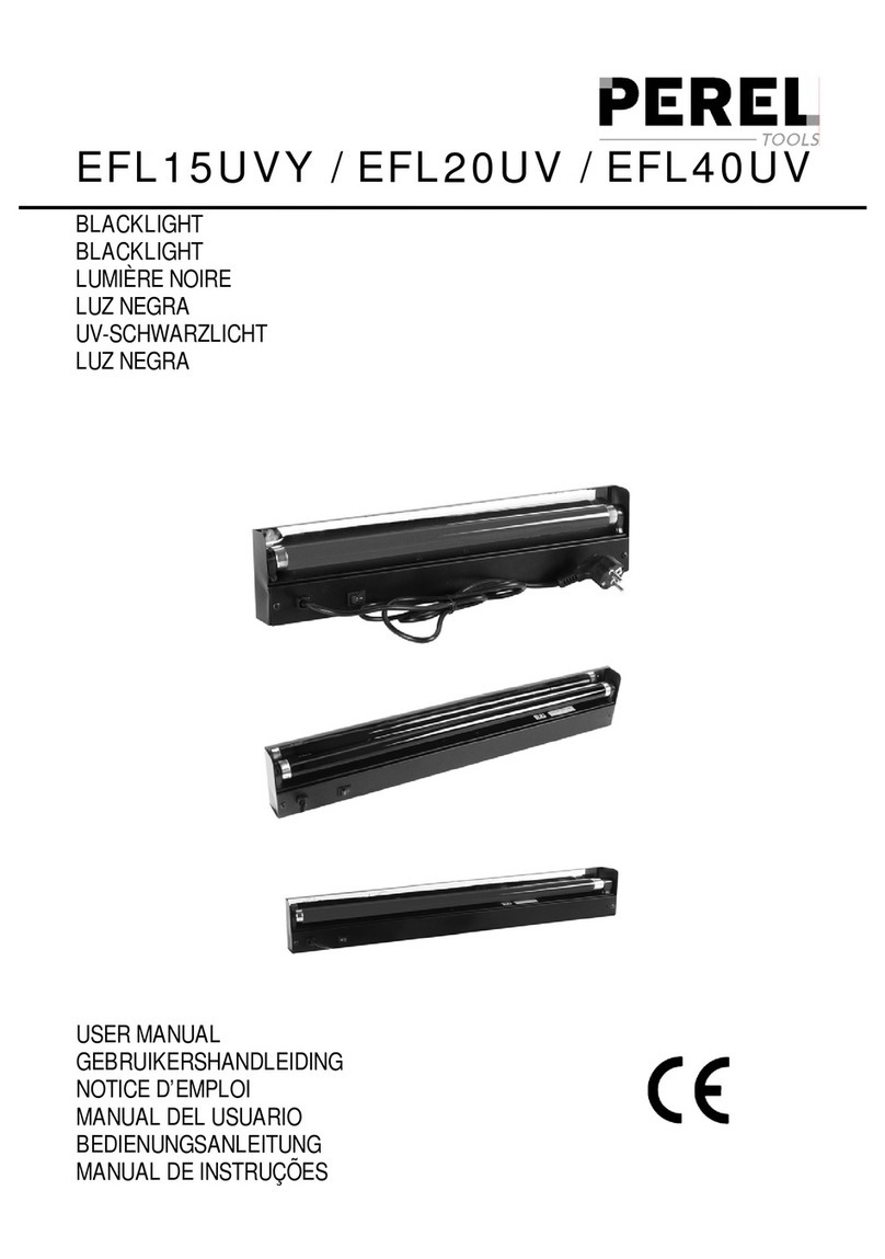 Perel EFL15UVY User manual