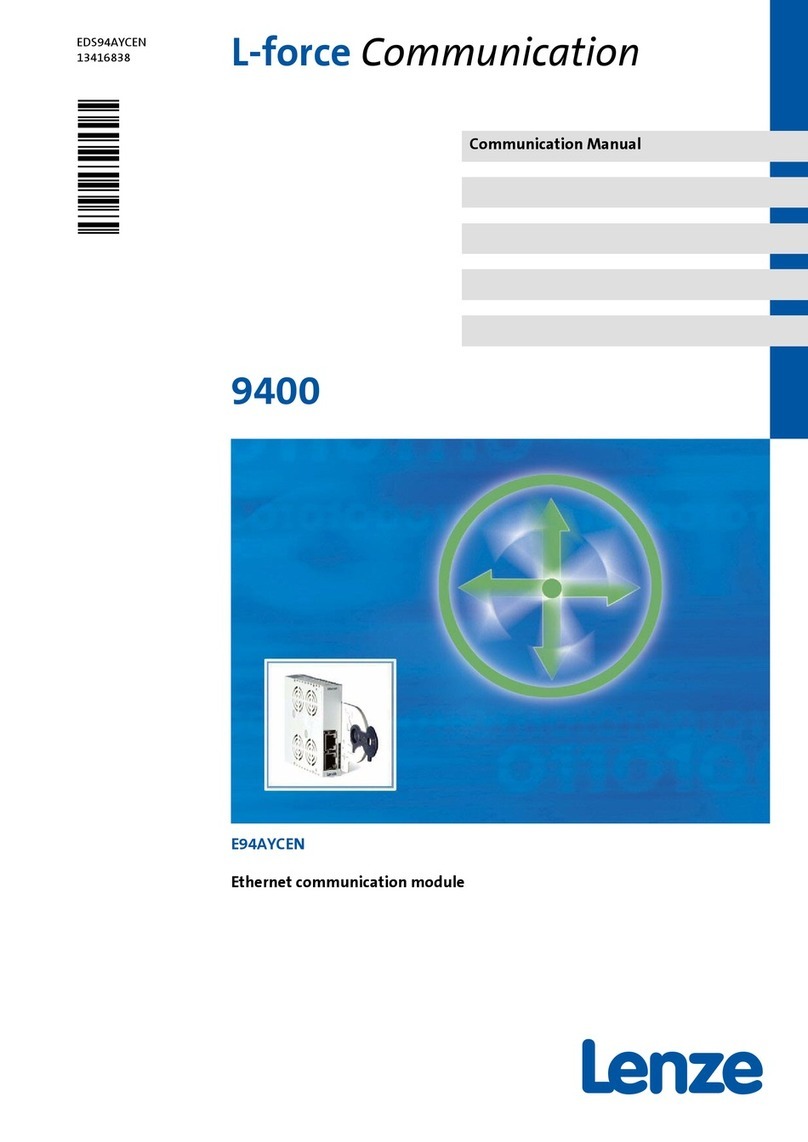Lenze L-force 9400 Series User manual