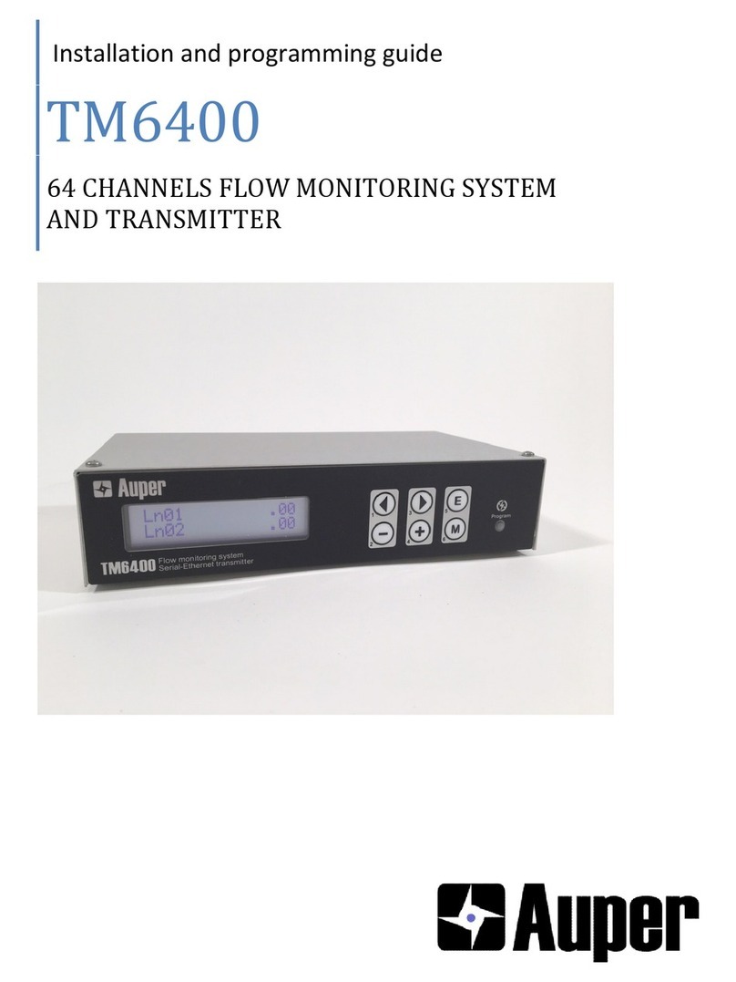 Auper TM6400 Installation guide