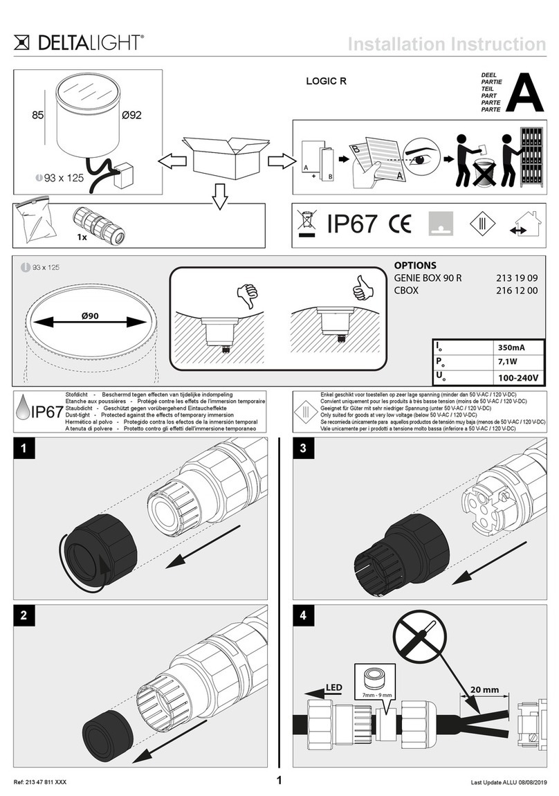 Delta Light LOGIC R User manual