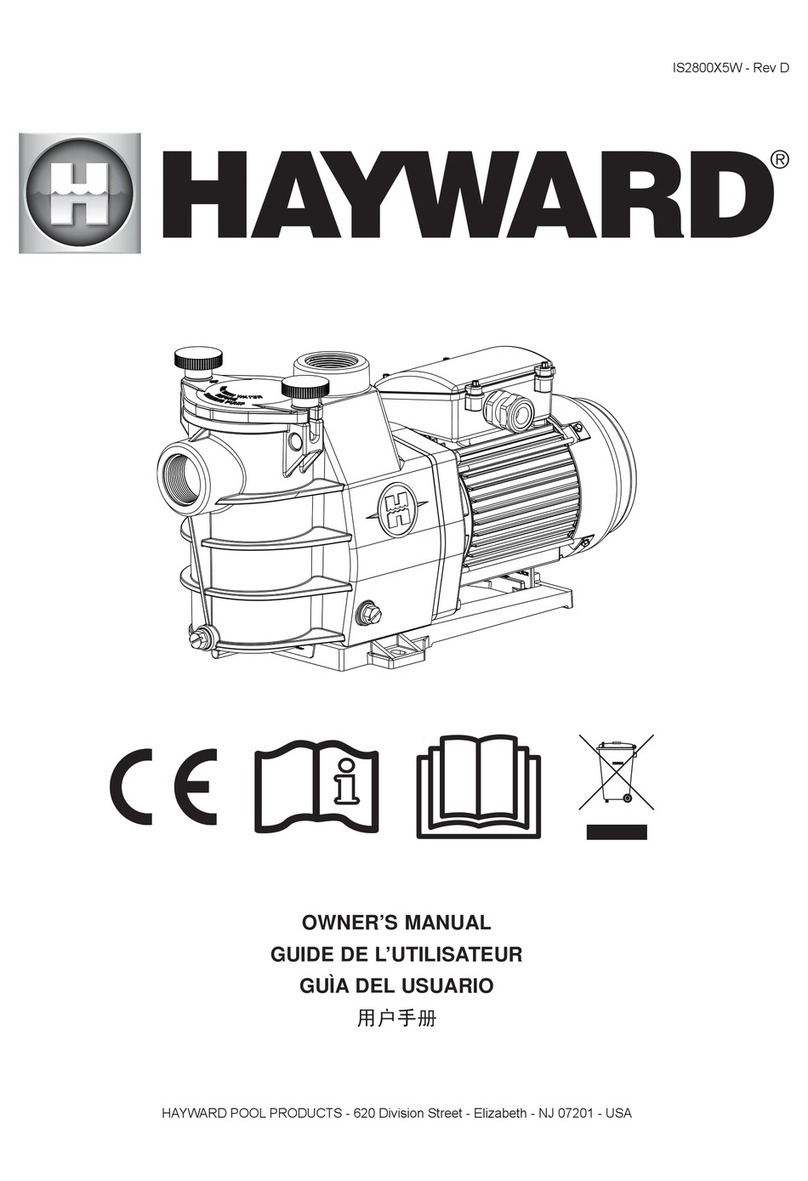 Hayward MaxFlo SP2806W owner's manual