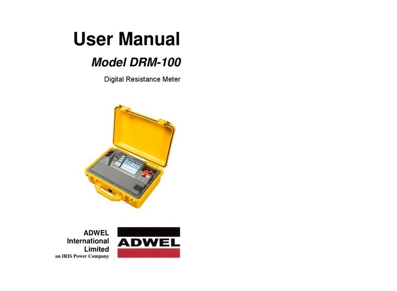 ADWEL DRM-100 user manual