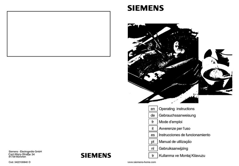 Siemens ER747501E User manual