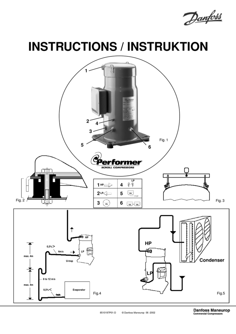Danfoss Performer SZ R407C User manual