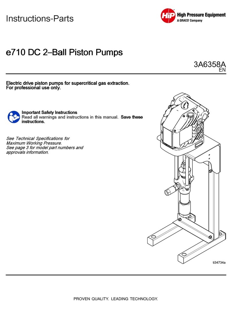 Graco HIP e710 Series Operation manual