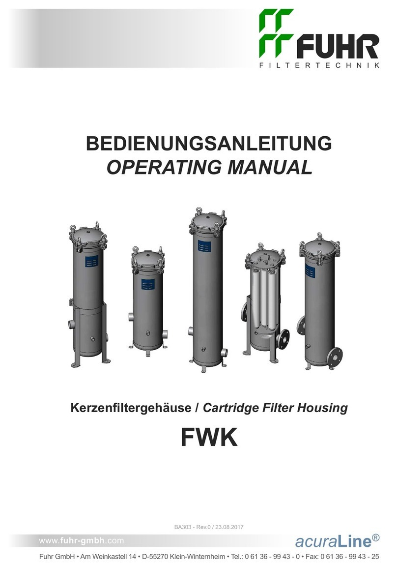 FUHR acuraLine FWK Series operating manual