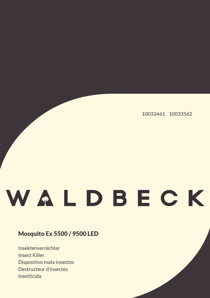 Waldbeck Mosquito Ex 5500 LED quick start guide