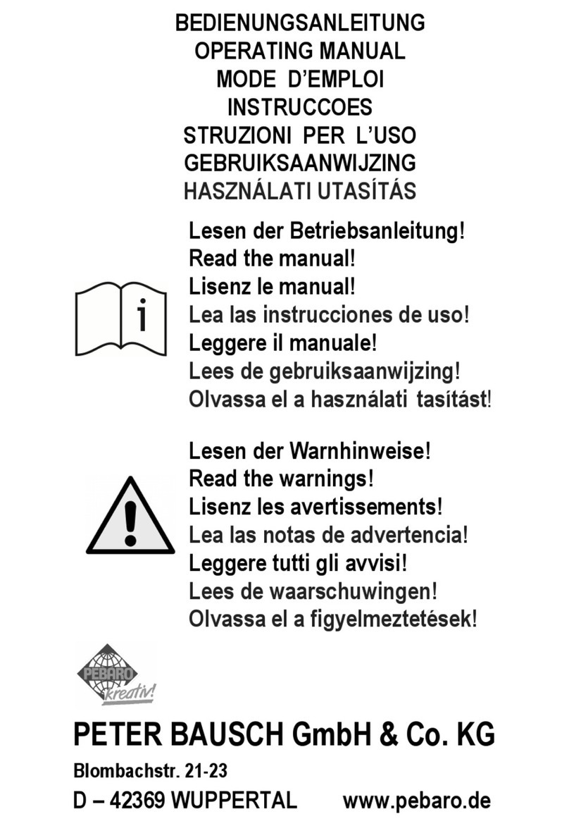 Pebaro 0211 User manual
