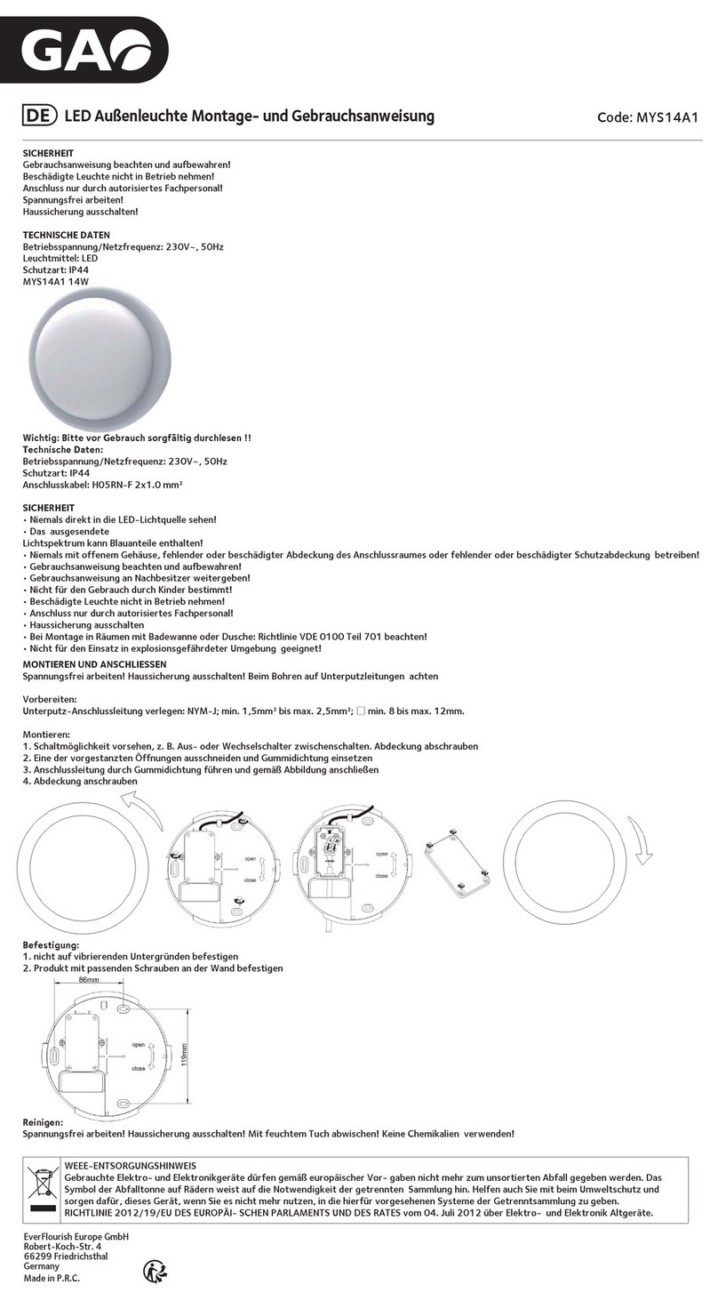 GAO MYS14A1 instructions