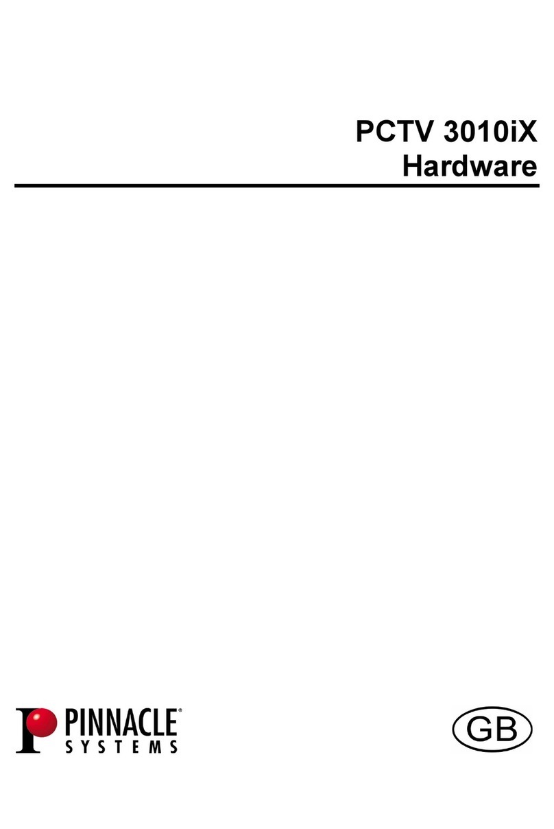 Pinnacle PCTV 3010iX Assembly Instructions