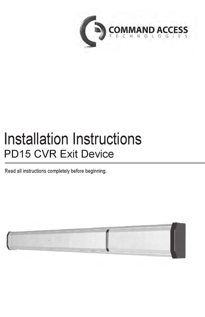 Command access PD15 User manual