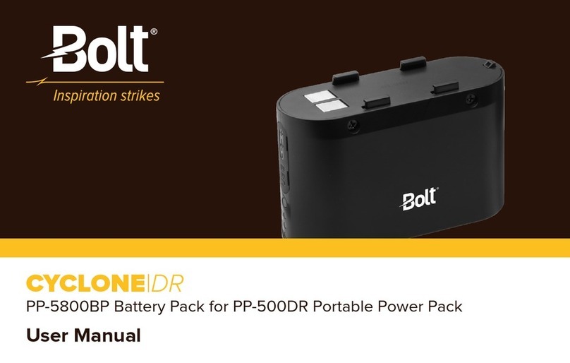 Bolt CYCLONE DR PP-5800BP user manual