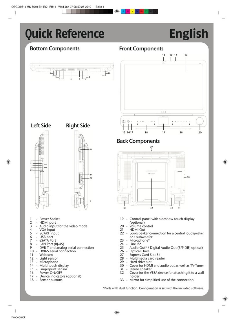Medion Touch X961 User manual