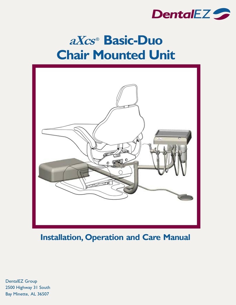 DentalEZ aXcs Basic-Duo Installation, Operation and Care Manual
