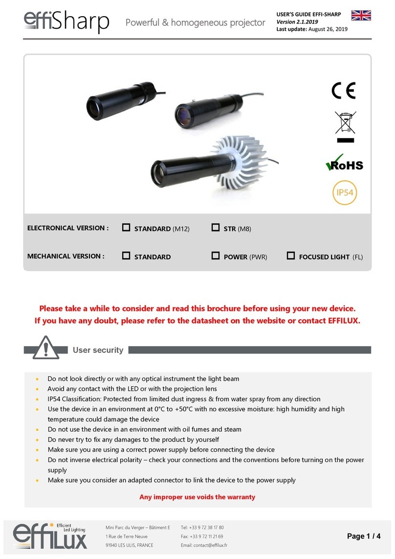 EFFILUX EFFI-SHARP-PWR user guide