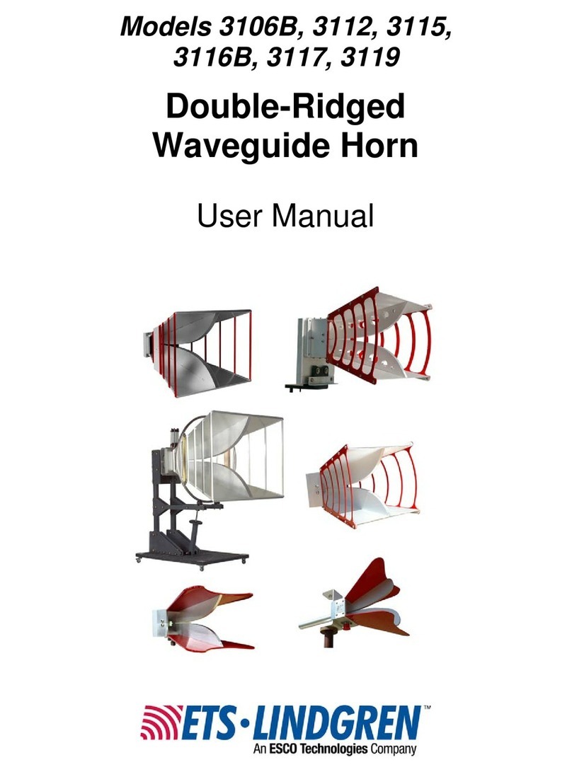 Esco ETS-Lindgren 3115 user manual