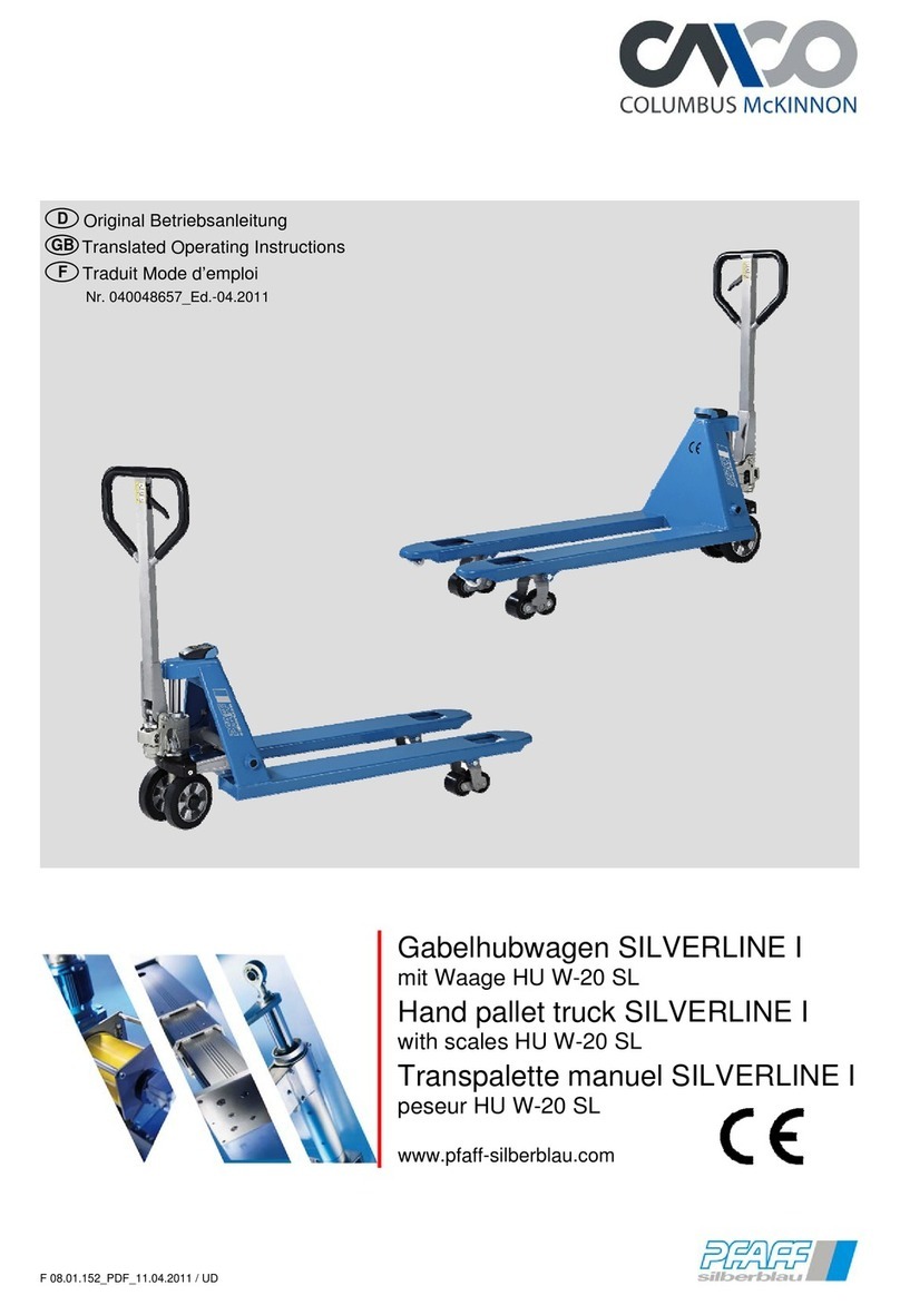 Pfaff SILVERLINE I HU W-20 SL Translated Operating Instructions