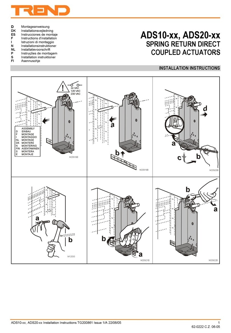 TREND ADS10 Series User manual
