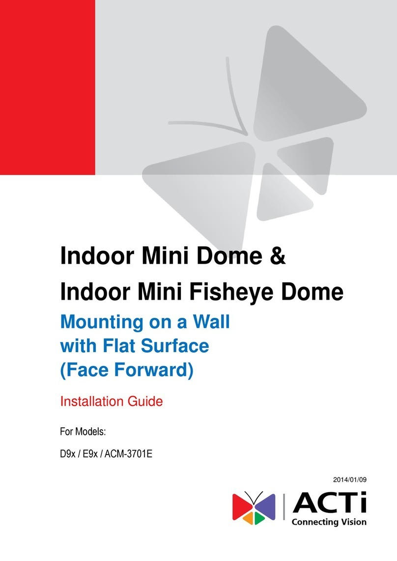ACTi D9 Series installation guide