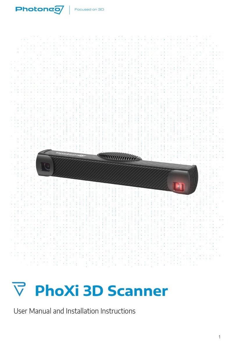 Photoneo PhoXi User manual and installation instructions