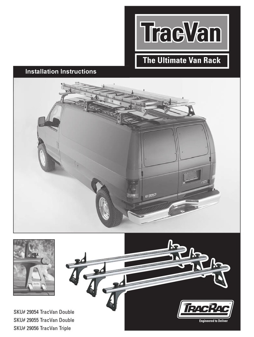 TracRac TracVan Double installation instructions
