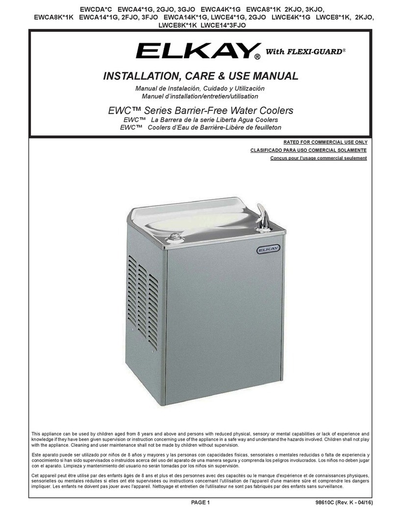 Elkay EWC Series Installation manual