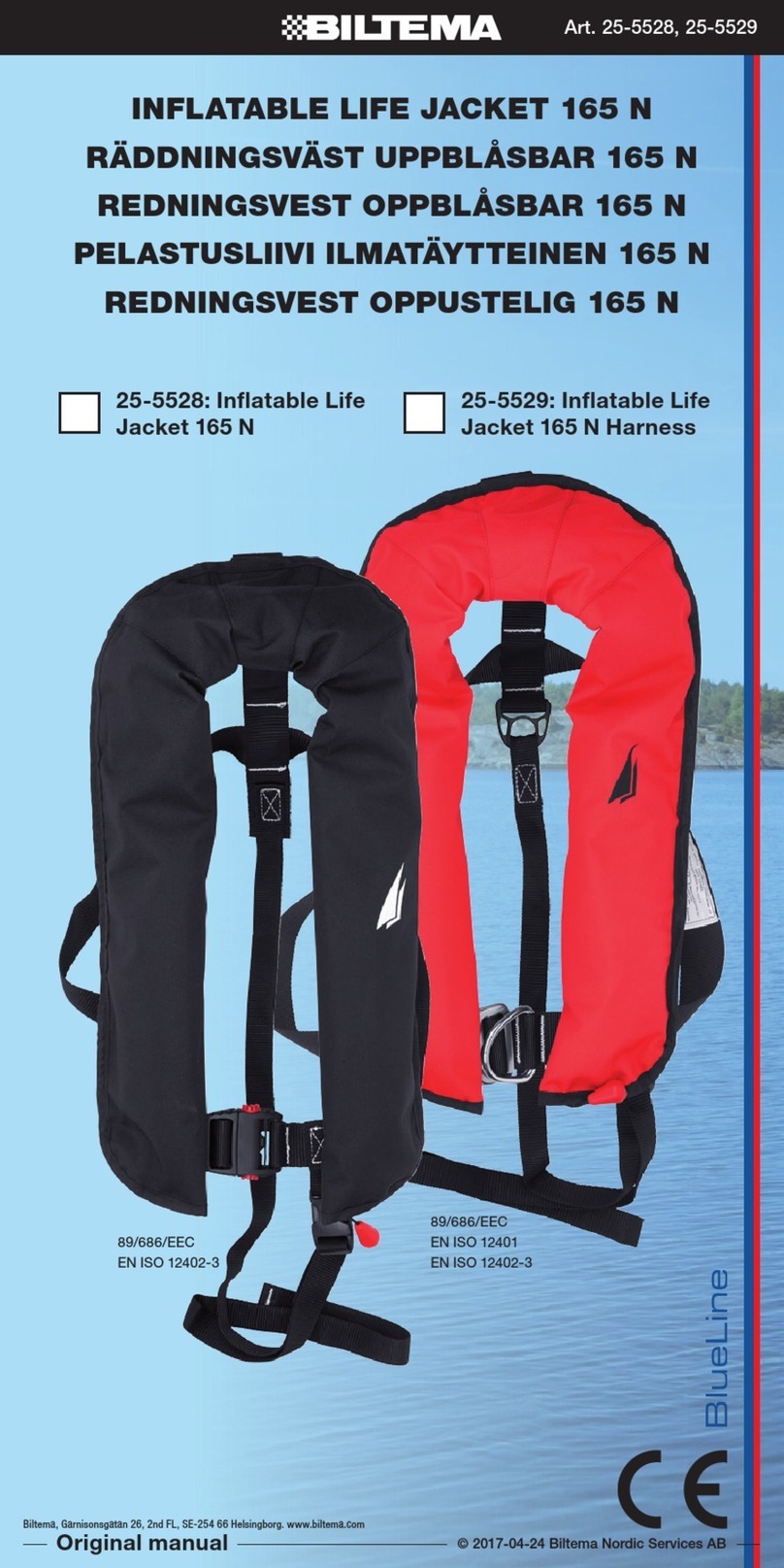 Biltema 165 N Harness Original manual