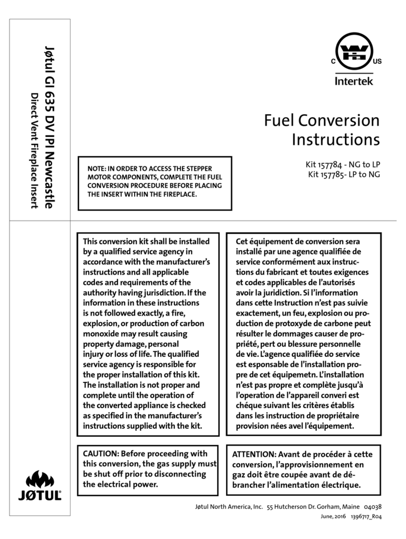 Jøtul GI 635 DV IPI User manual Jøtul GI 635 DV IPI User manual
