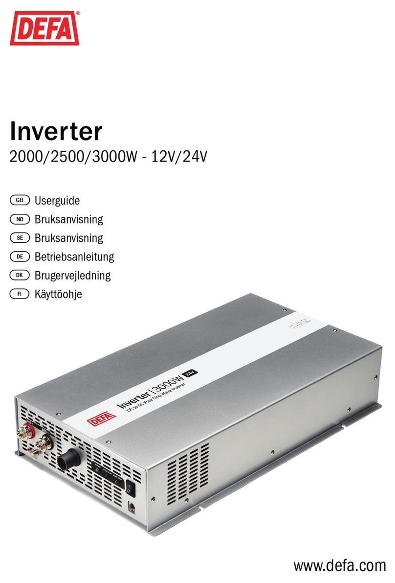 DEFA 2000W-12V user guide