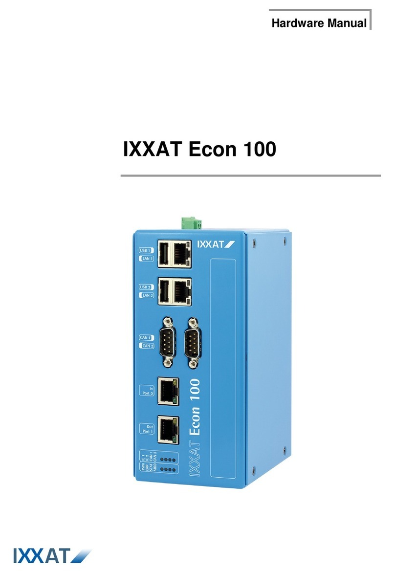 IXXAT Econ 100 Hardware manual IXXAT Econ 100 Hardware manual