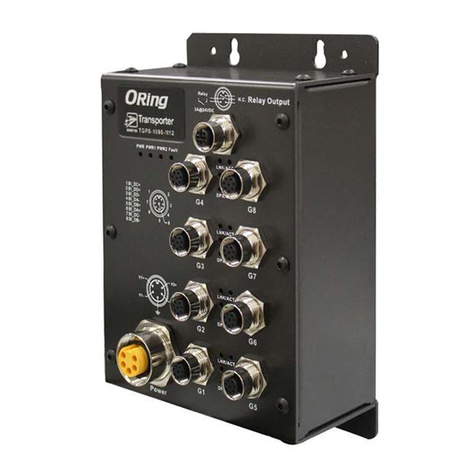 ORiNG TXPS-1080-M12-24V Series Quick installation guide