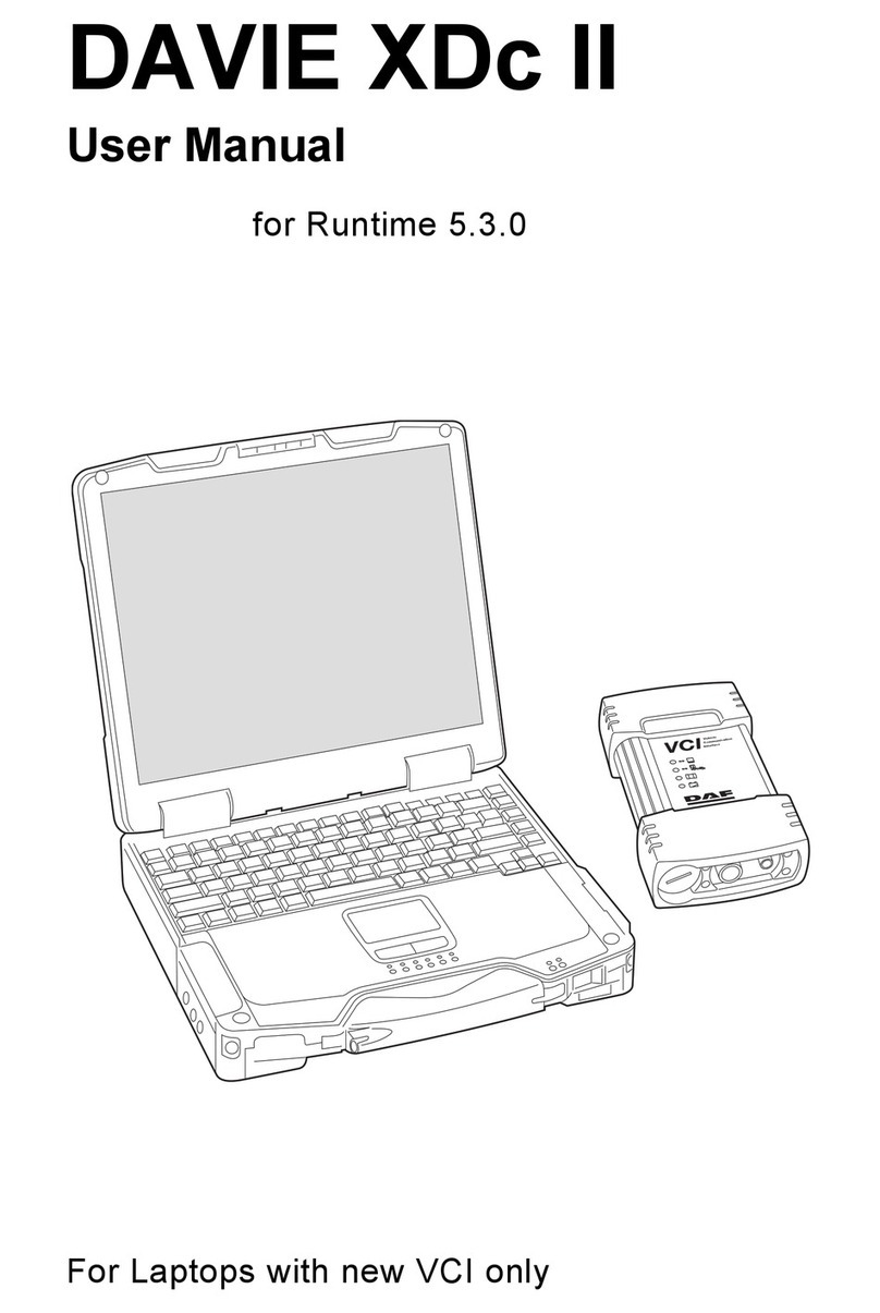 DAF DAVIE XDc II user manual