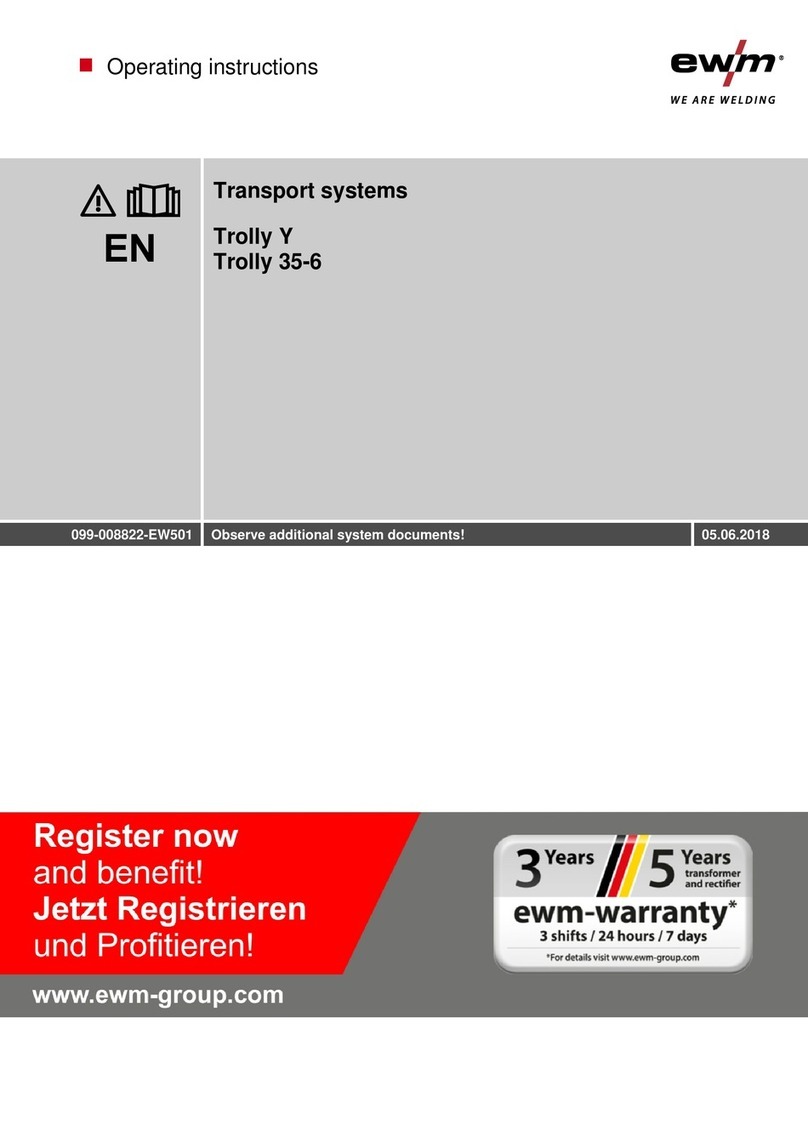 EWM Trolly Y operating instructions