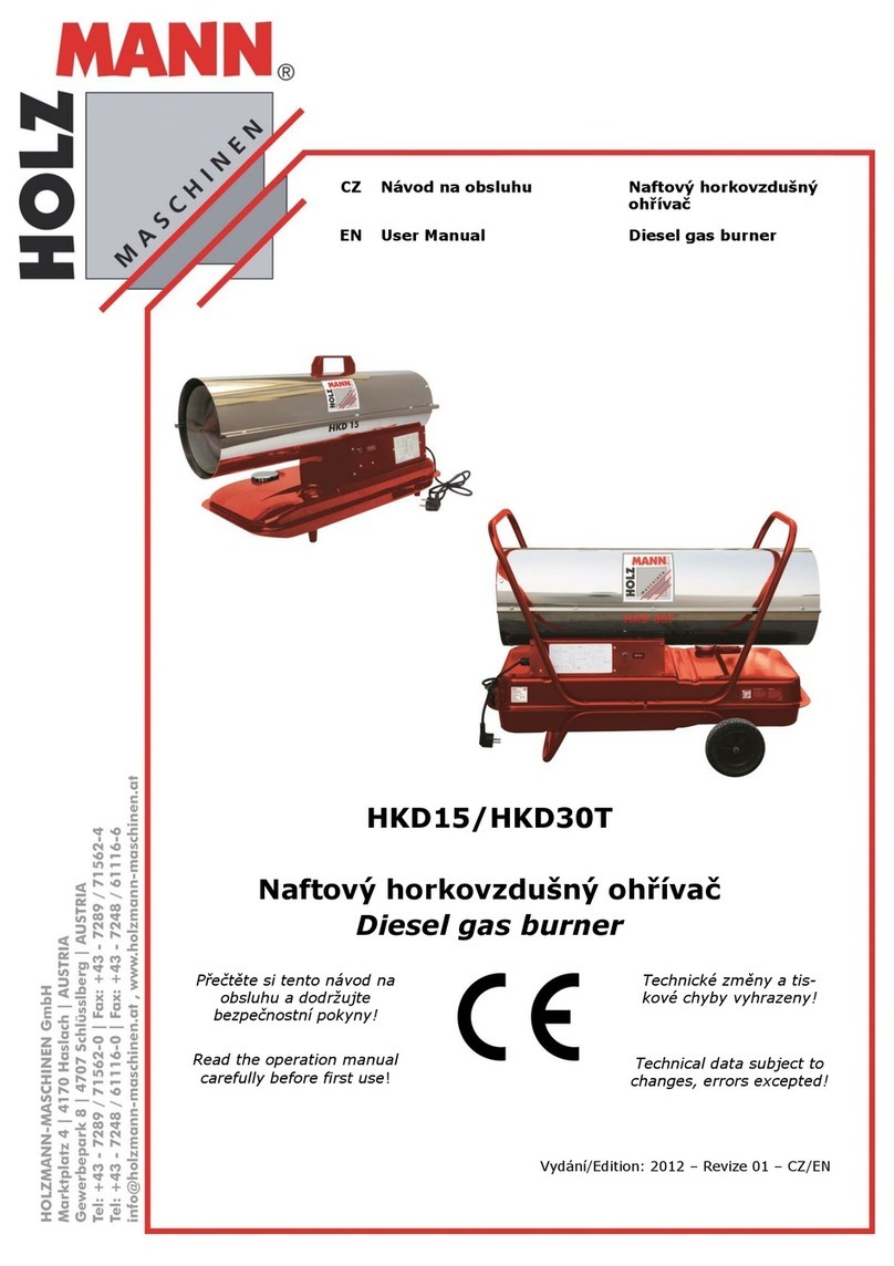 HOLZMANN MASCHINEN HKD15 user manual