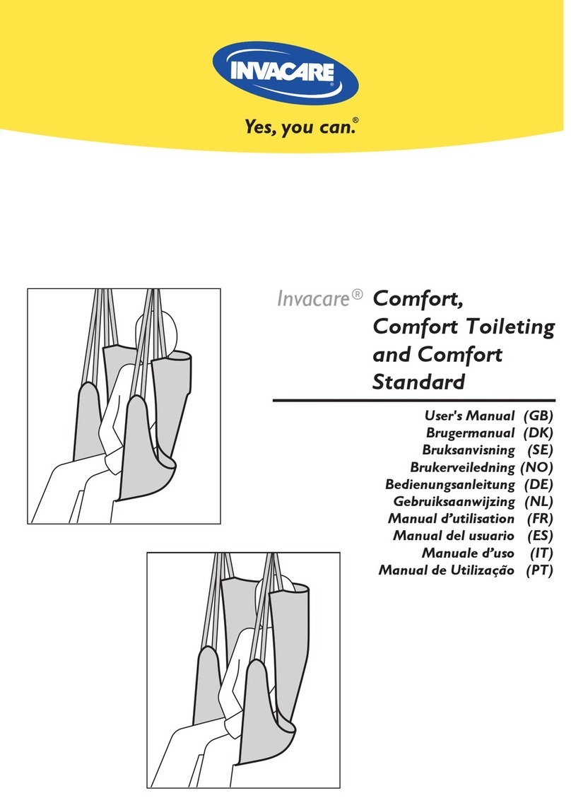 Invacare Comfort user manual