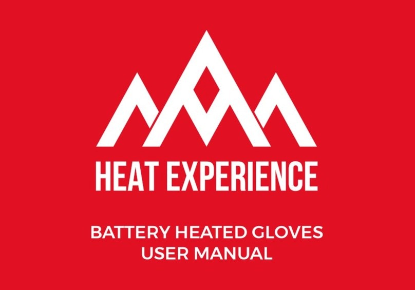 Heat Experience Battery Heated Gloves user manual